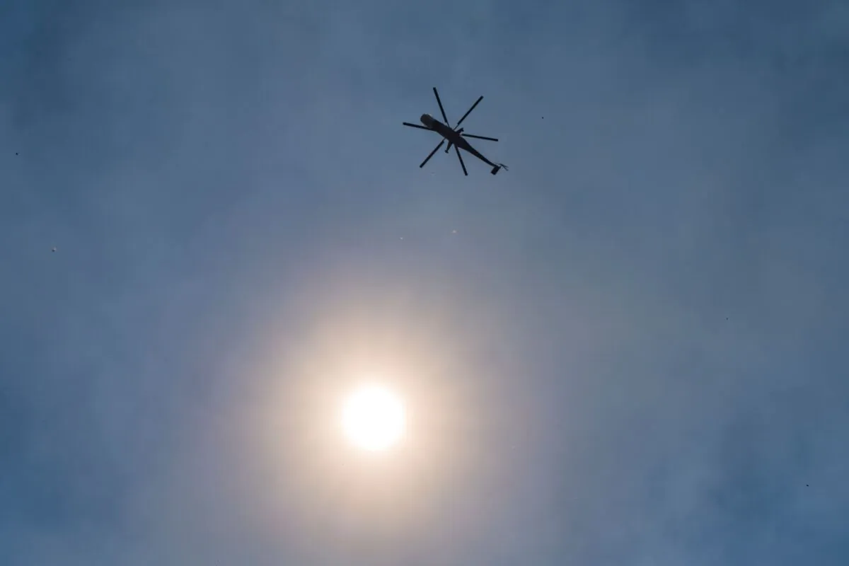 File photo of a helicopter. (Nic Coury/AFP via Getty Images)