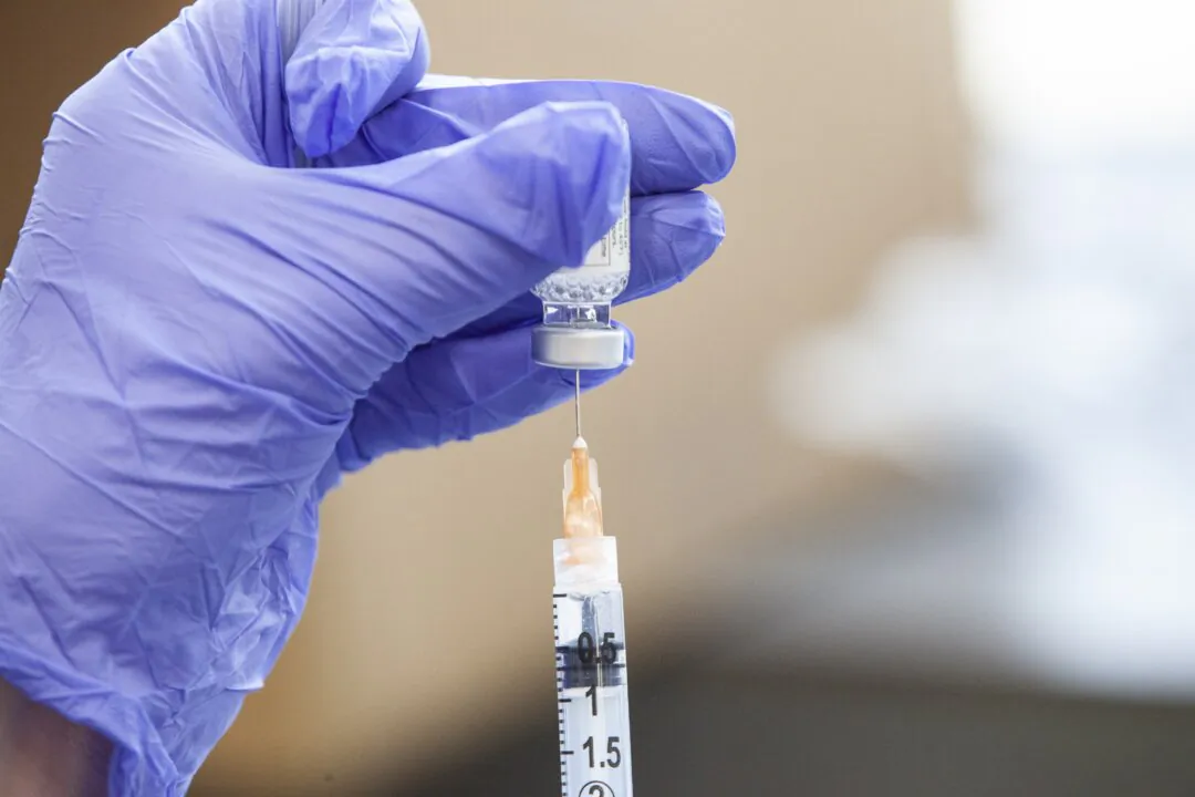 A vaccine in West Virginia in a file image. (Stephen Zenner/Getty Images)