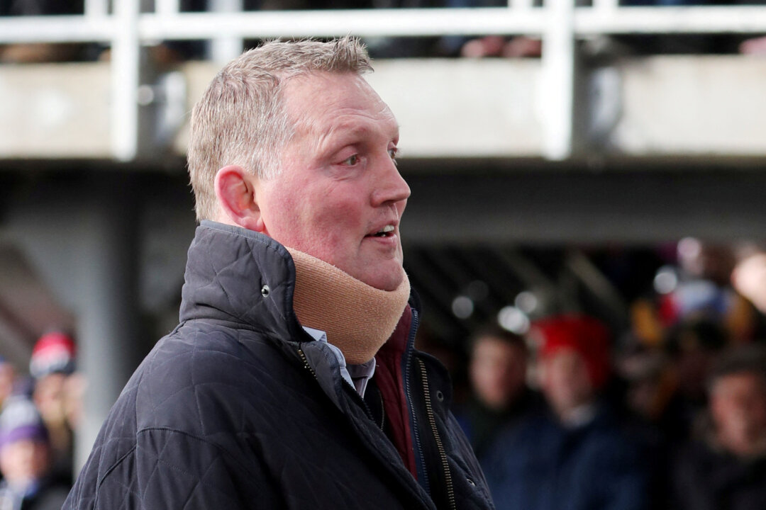 Former Scotland international Doddie Weir before the match of Six Nations Championship in BT Murrayfield Stadium, Edinburgh, Britain, on March 8, 2020. (Russell Cheyne/Reuters)