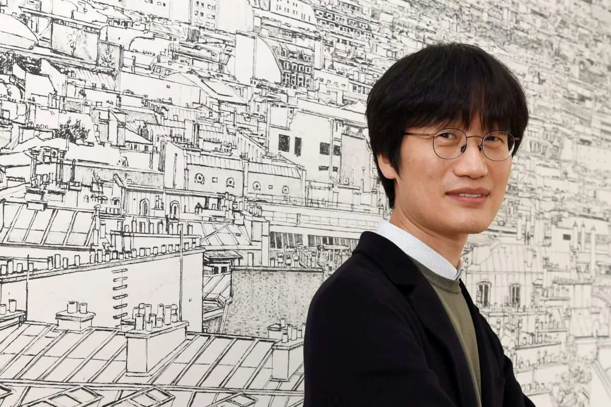 South Korean businessman and founder of the Korean internet group Naver-Korelya, Hae-Jin Lee, poses for a photo session in Paris, on Oct. 19, 2017. (Alain Jocard/AFP via Getty Images)