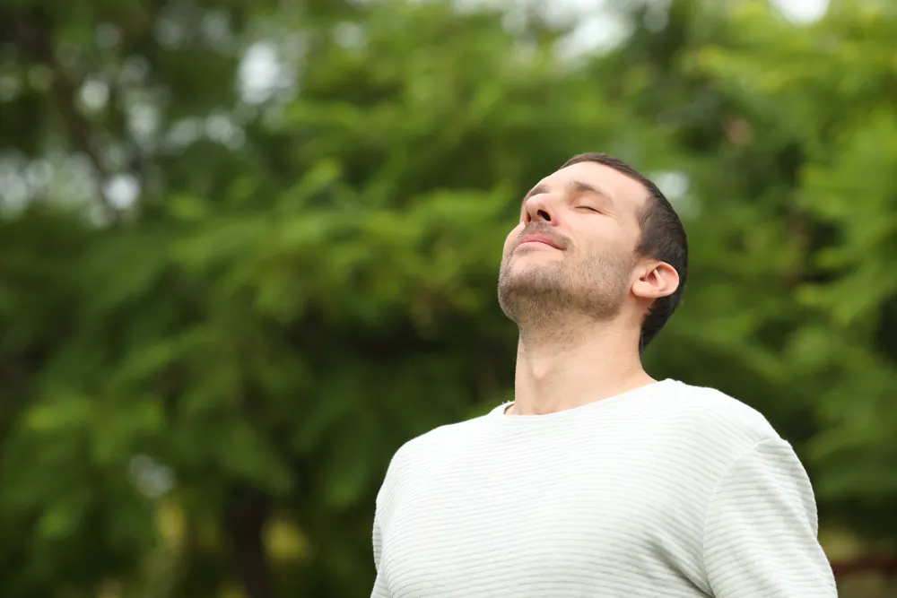 Learning how to use deep breathing can help people of all ages when faced with the daily stressors of life. (Antonio Guillem/Shutterstock)