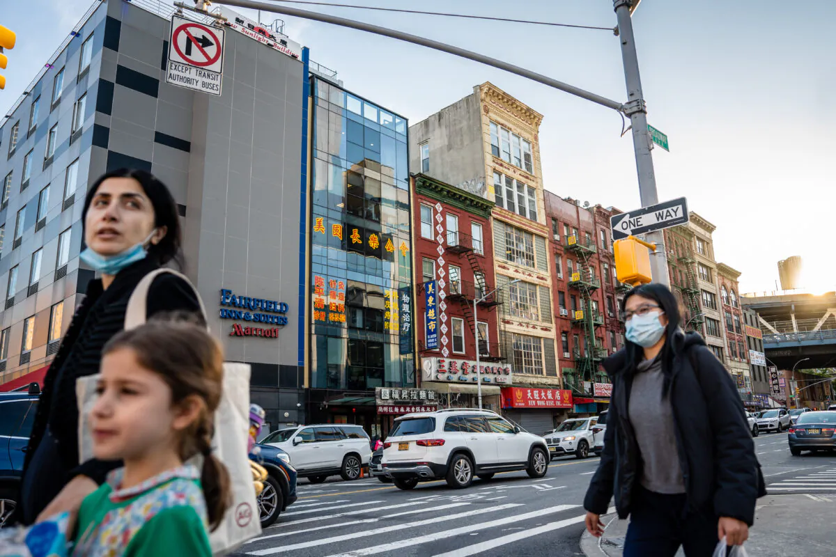 The America ChangLe Association in New York on Oct. 6, 2022. An overseas Chinese police outpost in New York, called the Fuzhou Police Overseas Service Station, is located inside the association building. (Samira Bouaou/The Epoch Times)