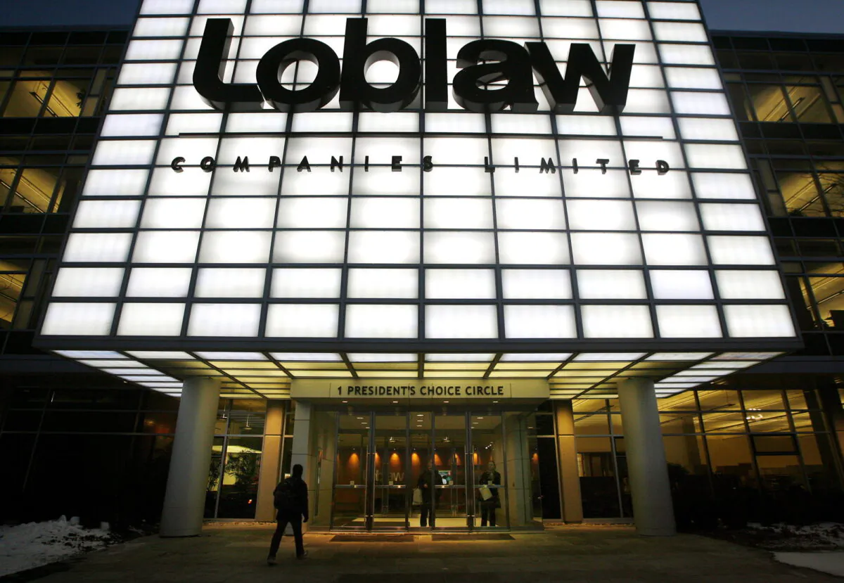 The head office of Loblaw Companies Ltd. in Brampton, Ont., in a file photo. (CP Photo/Nathan Denette) 