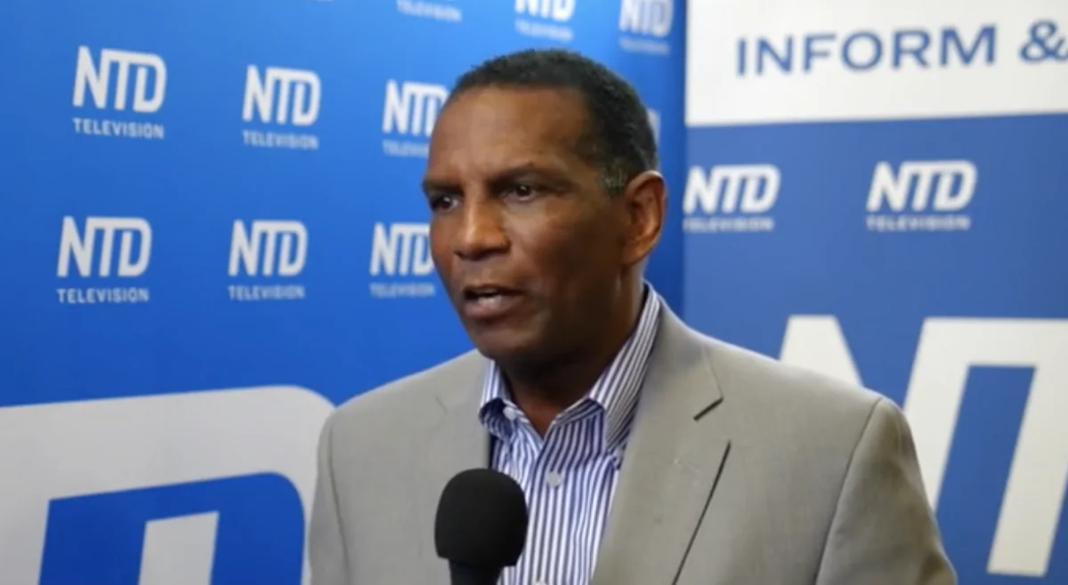 Rep. Burgess Owens (R-Utah) in an interview with NTD's "Capitol Report" program on Oct. 3, 2022. (NTD)