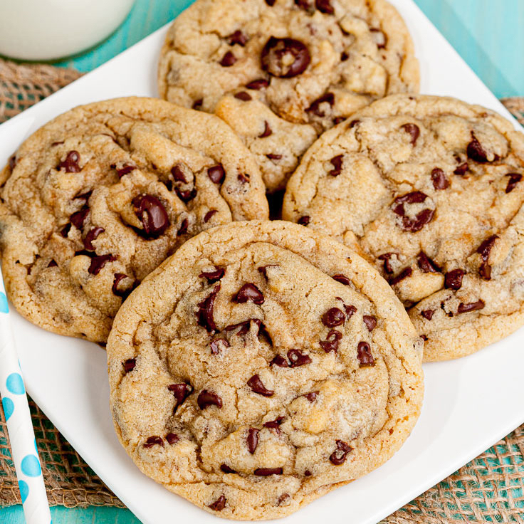 homemade chocolate chip cookies