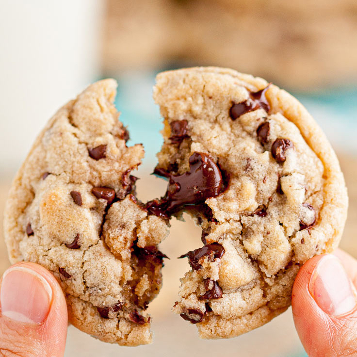 homemade chocolate chip cookies