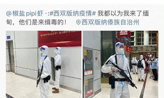 Chinese Police With Machine Guns Prevent Tourists From Boarding Flight