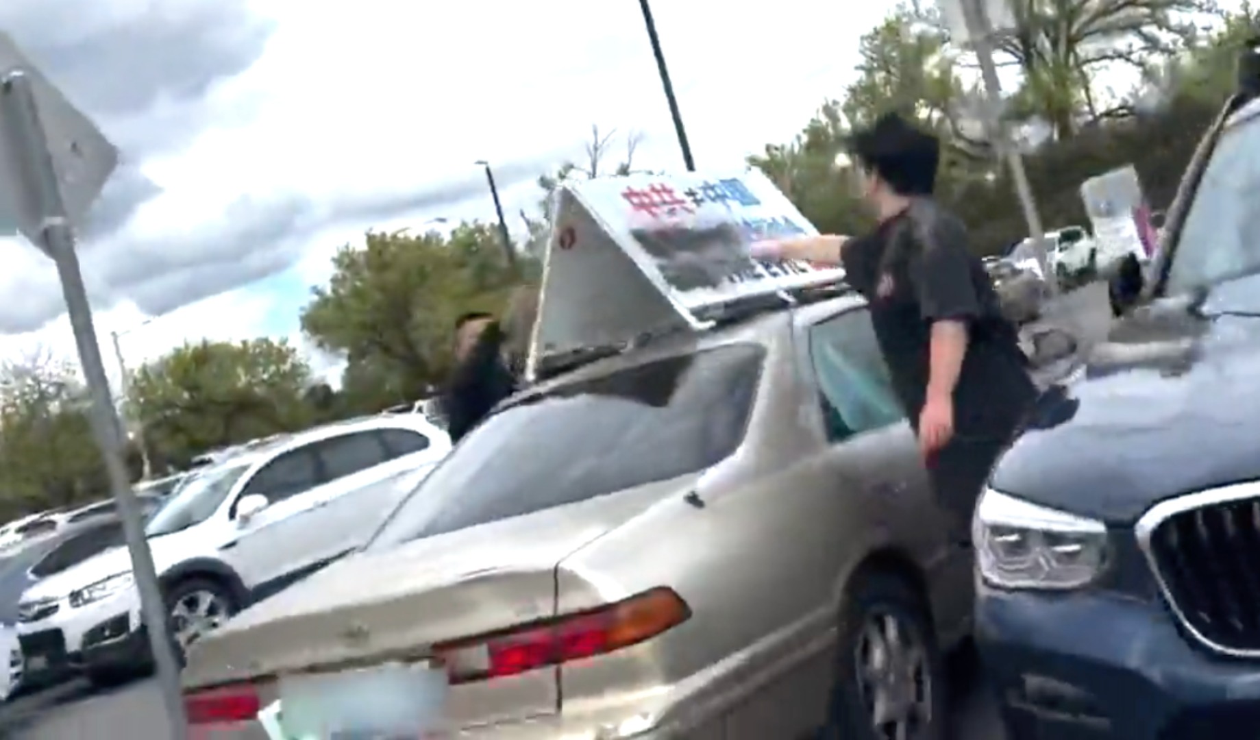 Pro-Beijing Sympathisers Allegedly Assault Woman After Vandalising 'End CCP' Car Signage - Vimarsana News