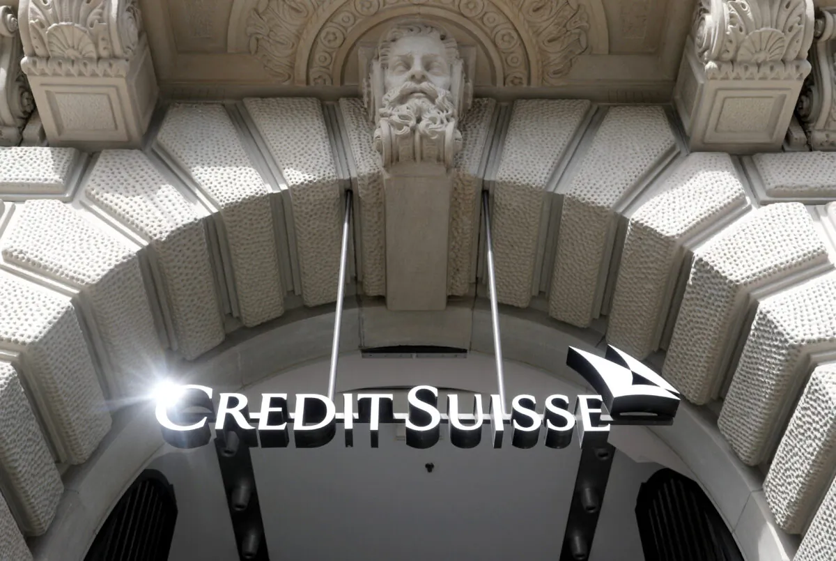 Credit Suisse headquarters in Zurich, Switzerland, on Oct. 4, 2022. (Arnd Wiegmann/Reuters)