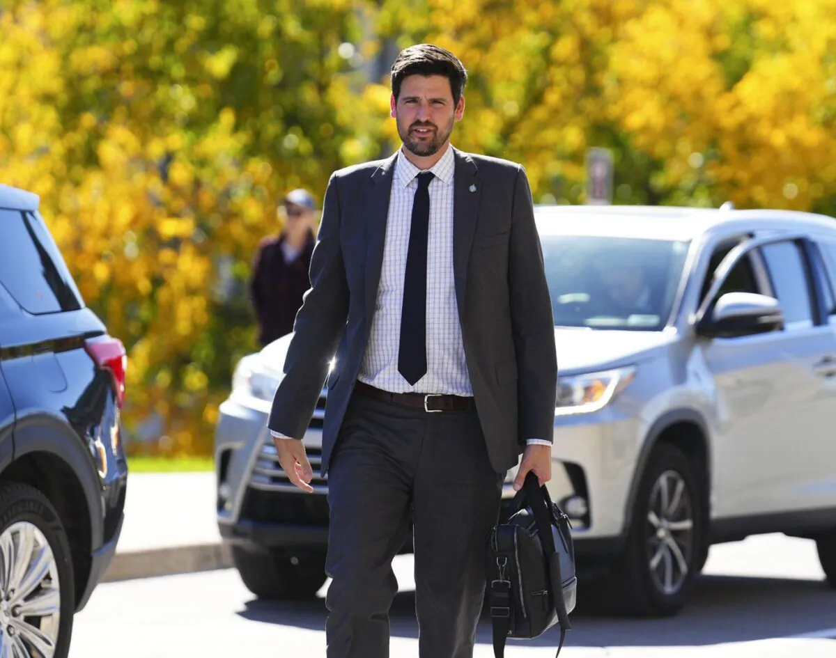 Minister of Immigration, Refugees and Citizenship Sean Fraser arrives for question period in the House of Commons on Parliament Hill in Ottawa on Oct. 3, 2022. (The Canadian Press/Sean Kilpatrick)
