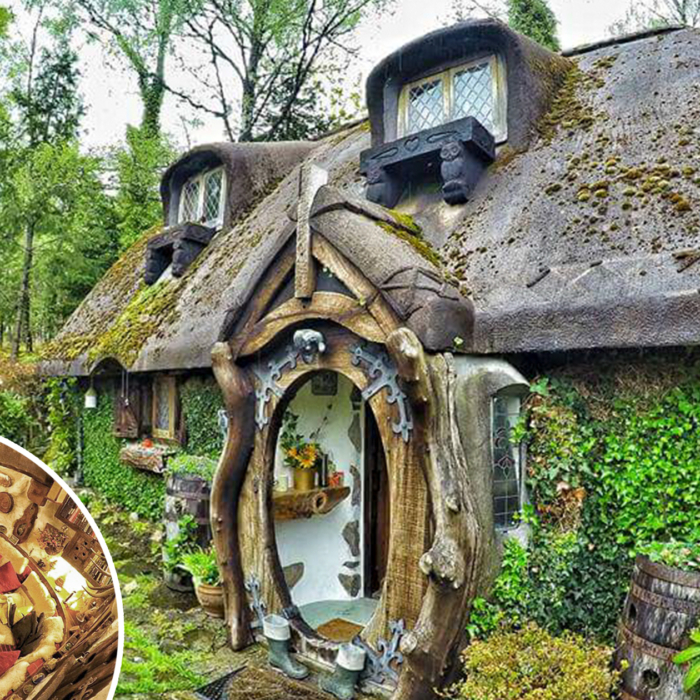 PHOTOS: Man Turns Cow Shed Into 'Hobbit House' That Looks Straight