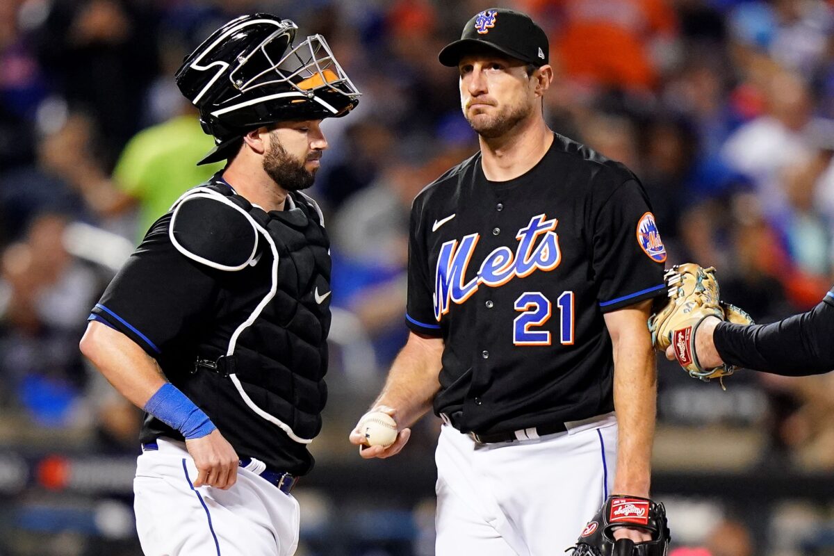 New York Mets starting pitcher Max Scherzer (21)