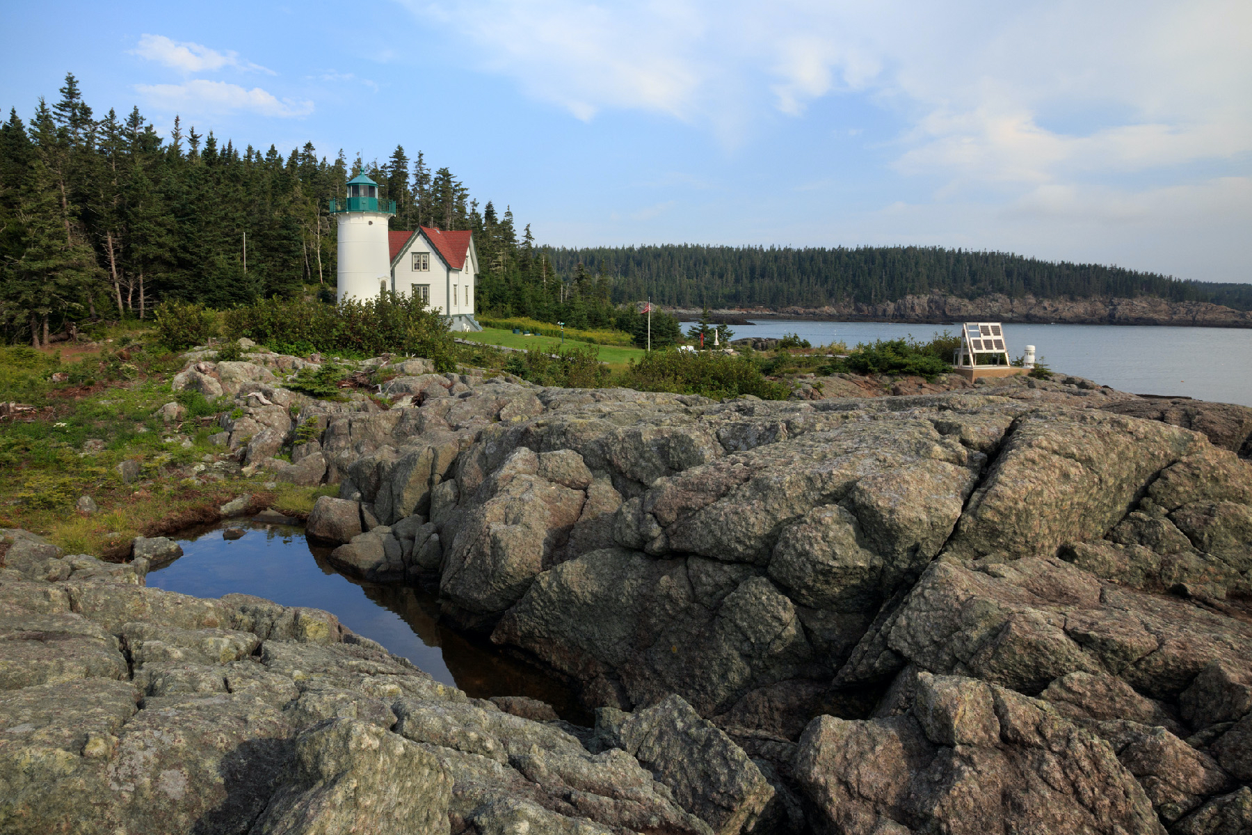 The Little River Lighthouse in Rockland, Maine