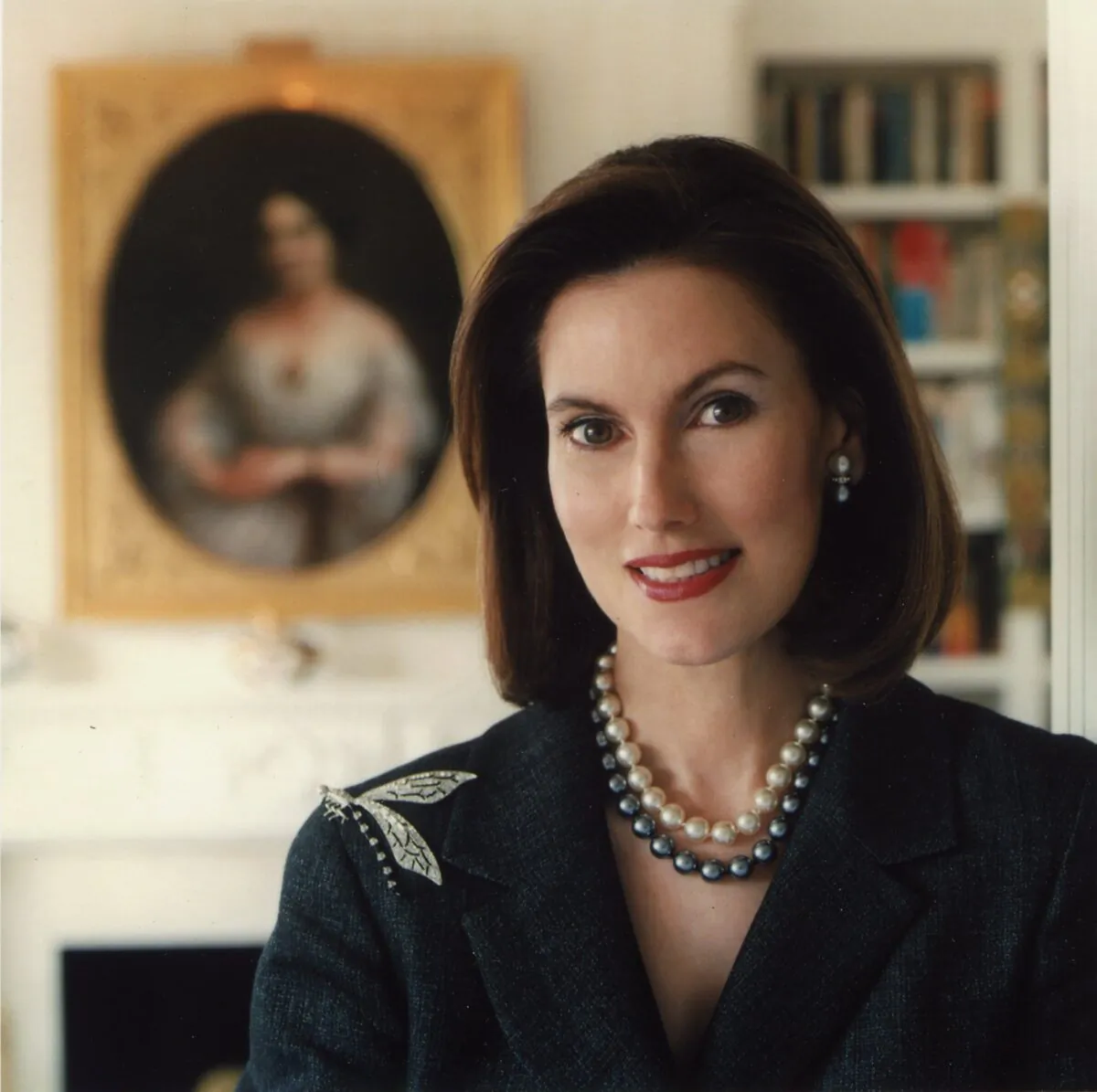 Alexandra Villard de Borchgrave, photographed at her Washington, D.C., home in 2001. (Philip Bermingham)