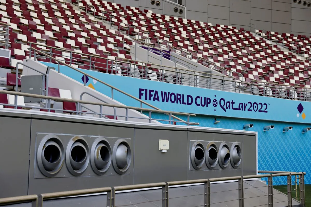 Khalifa International Stadium—FIFA World Cup Qatar 2022 Stadium, in Doha, Qatar, on Sept. 29, 2022. (Mohammed Dabbous/Reuters)