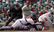 Castellanos Plates 3, Phillies Hold Off Braves 7–6 in NLDS