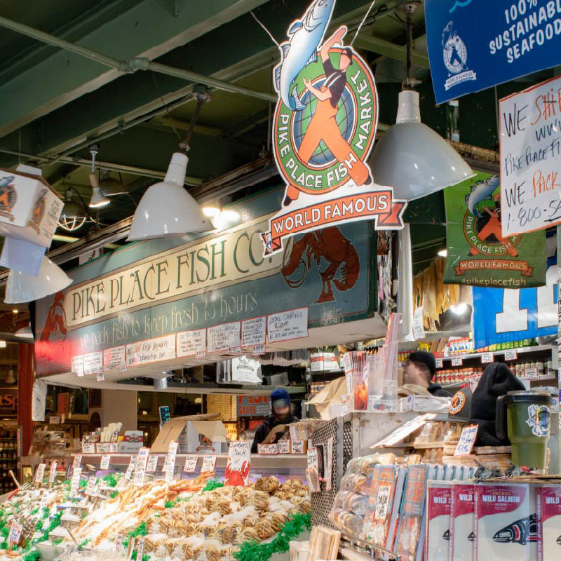 Pike Place Market.