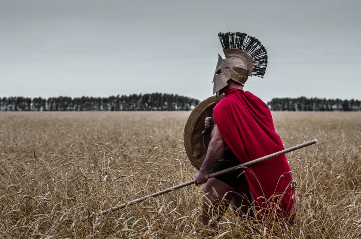 In ancient Sparta, mothers emphasized fighting honorably by exhorting their sons to come back with their shield or on it. (n_defender/Shutterstock)