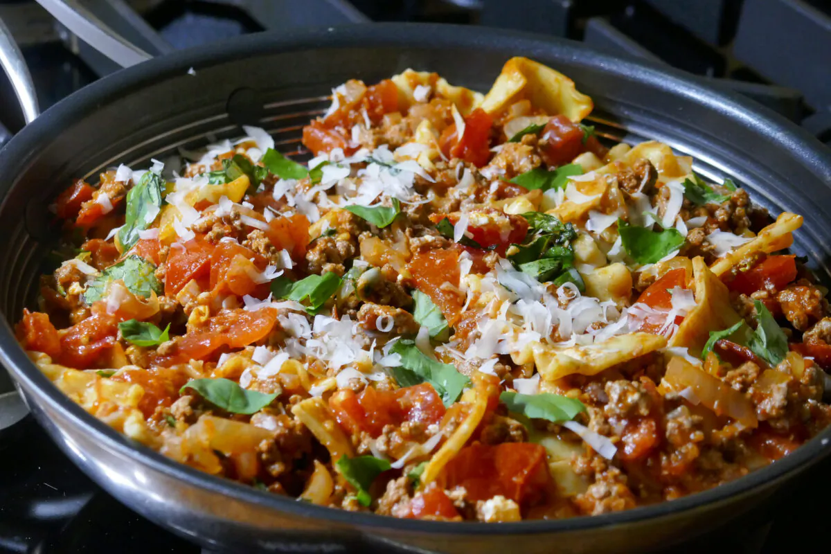 Skillet Lasagna. (Linda Gassenheimer/TNS)