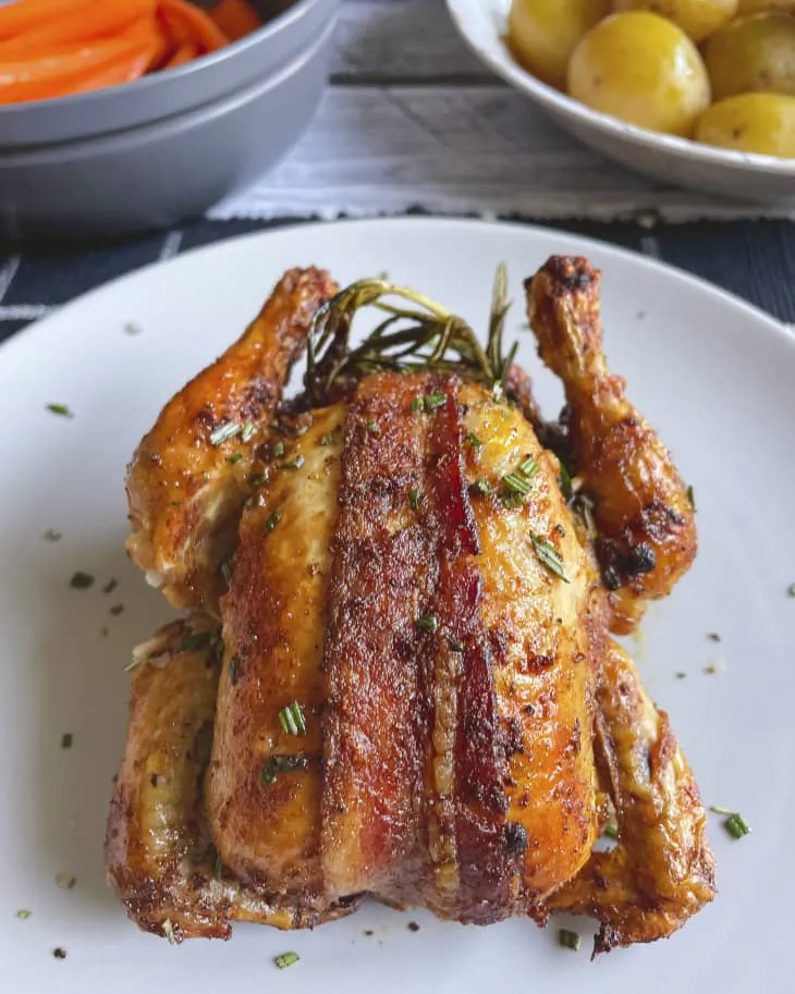 The meat stays juicy while the skin gets nice and crispy. (Tara Holland/TNS)