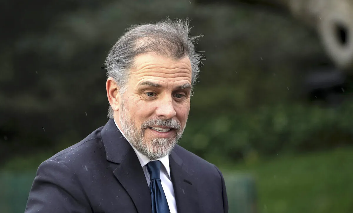 Hunter Biden, son of President Joe Biden, at the White House on April 18, 2022. (Drew Angerer/Getty Images)