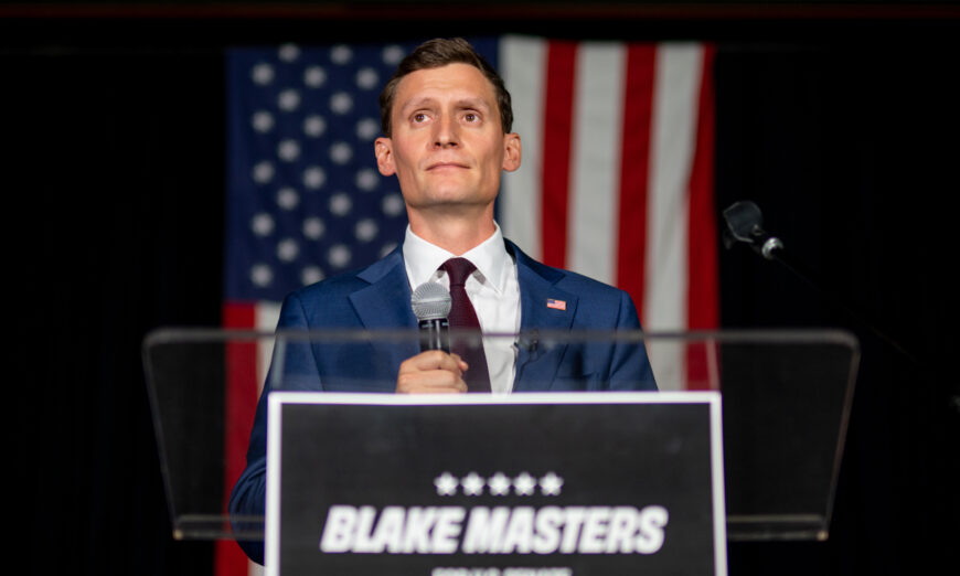 Blake Masters, former GOP Senate candidate, now running for Congress.
