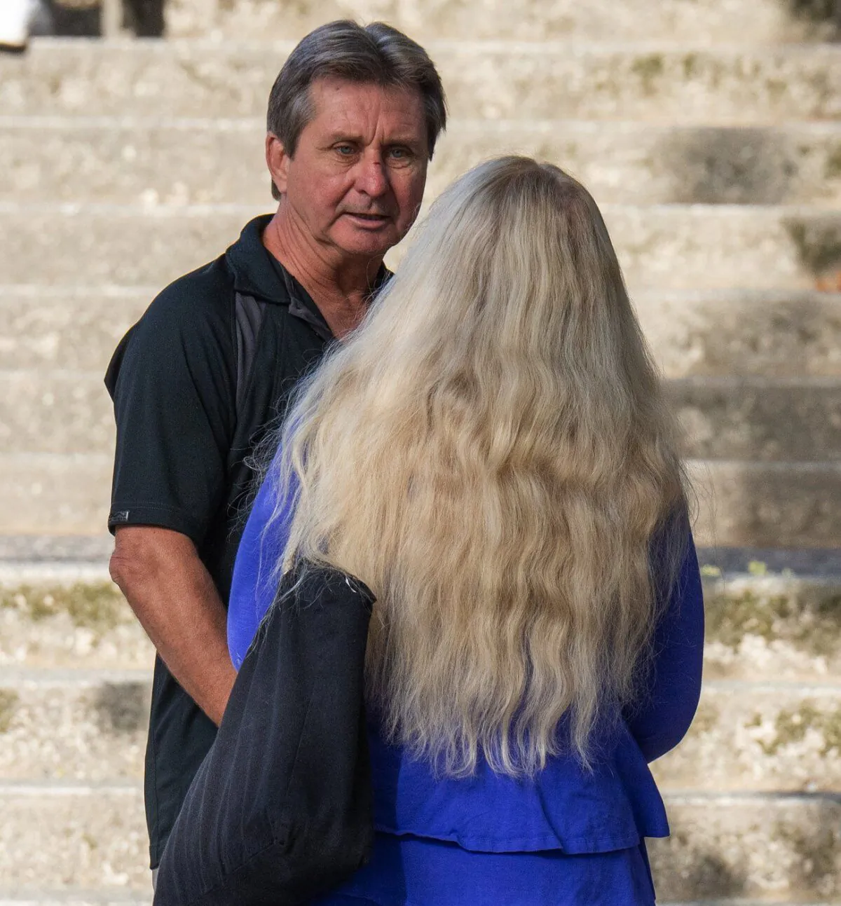 Amanda Todd’s father Norman Todd is seen outside the New Westminster Law Courts in New Westminster, B.C., Oct. 11, 2022. (The Canadian Press/Jonathan Hayward)