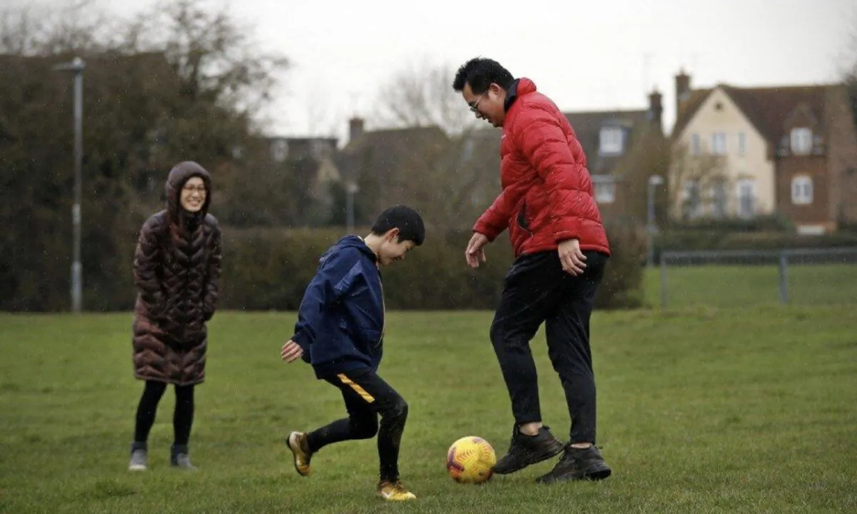 The Islington Chinese Association recently published a survey, "Pilot Study on the adjustment needs of families with children migrating from Hong Kong to the UK.” It found many parents have difficulty finding classes for their children to continue learning Traditional Chinese characters and speaking Cantonese. (Adrian Dennis/AFP)