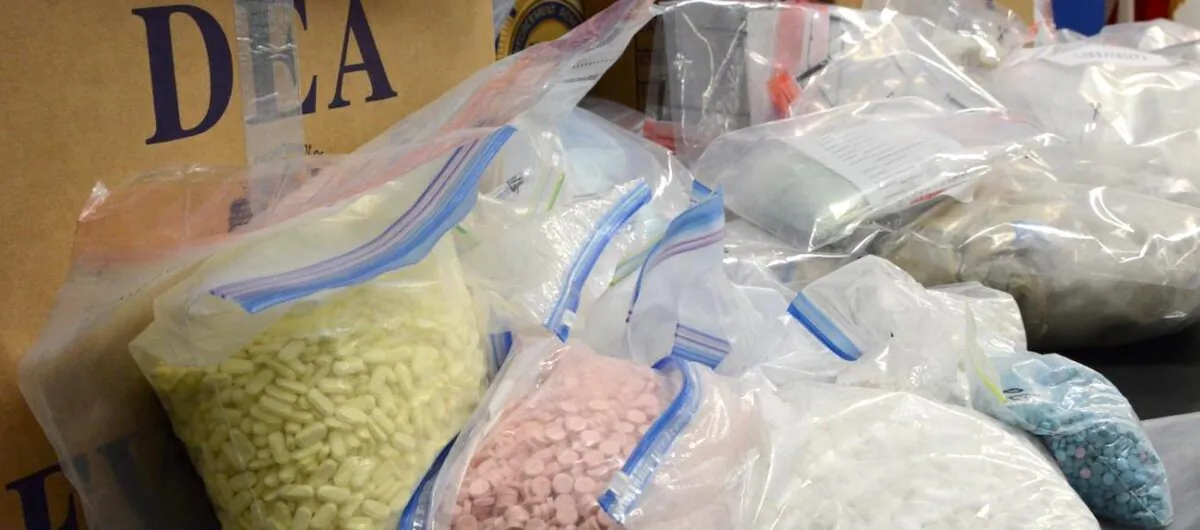 Different colored fentanyl pills seized by authorities in a file photo taken on Oct. 7, 2022. (U.S. Drug Enforcement Administration)
