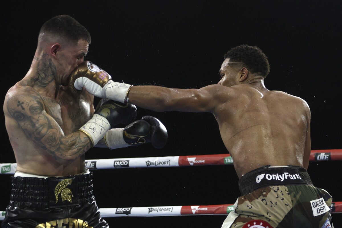 Haney Kambosos boxing