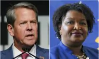 At Georgia Debate Stacey Abrams, Brian Kemp Clash Over Abortion, Crime