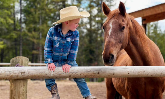 VIDEO: 4-Year-Old Cowboy Learns Lessons of Life With His Beautiful Mare Named Willow