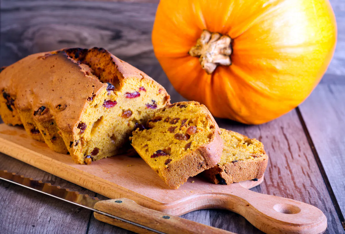 The pumpkin and cranberry go together beautifully in this loaf. (Dreamstime/TNS)