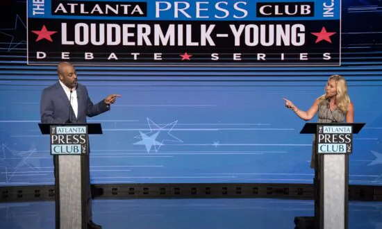 Georgia Rep. Marjorie Taylor Greene, Marcus Flowers Square Off in Heated Debate