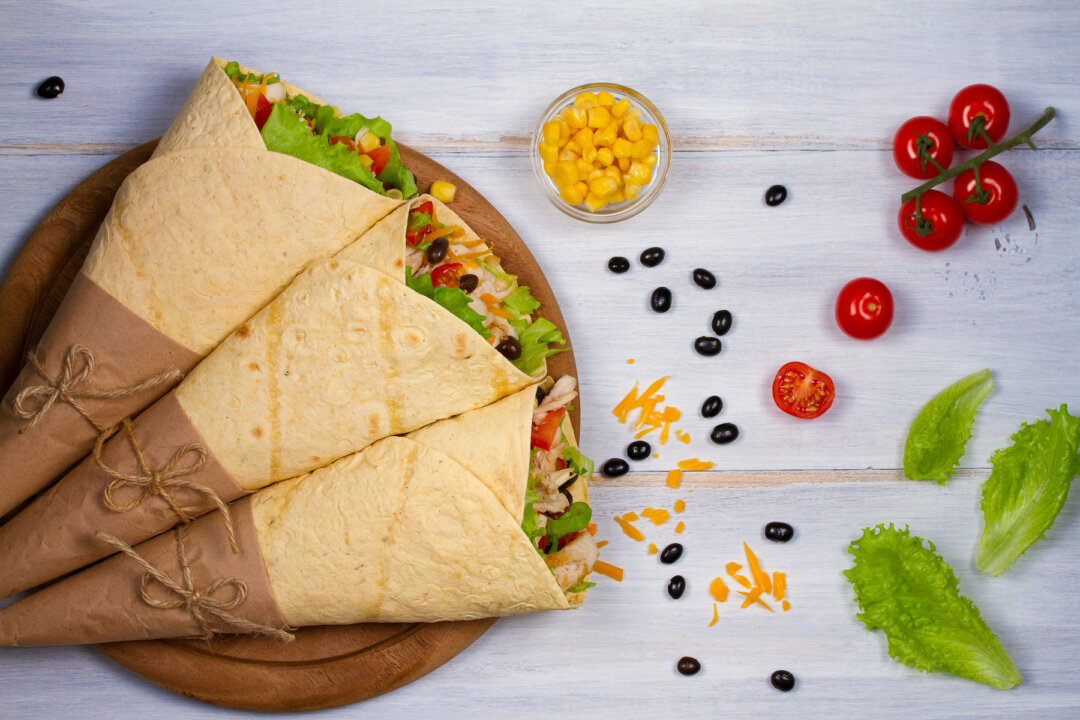 Bean and rice wrap (freeskyline/Shutterstock)