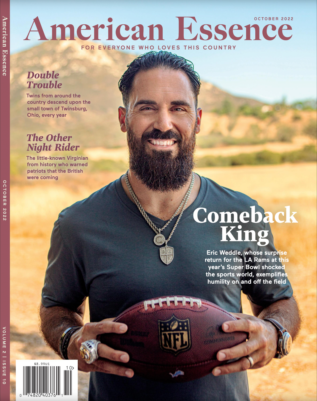 Super Bowl Champion Eric Weddle Exemplifies Humility On and Off the Field