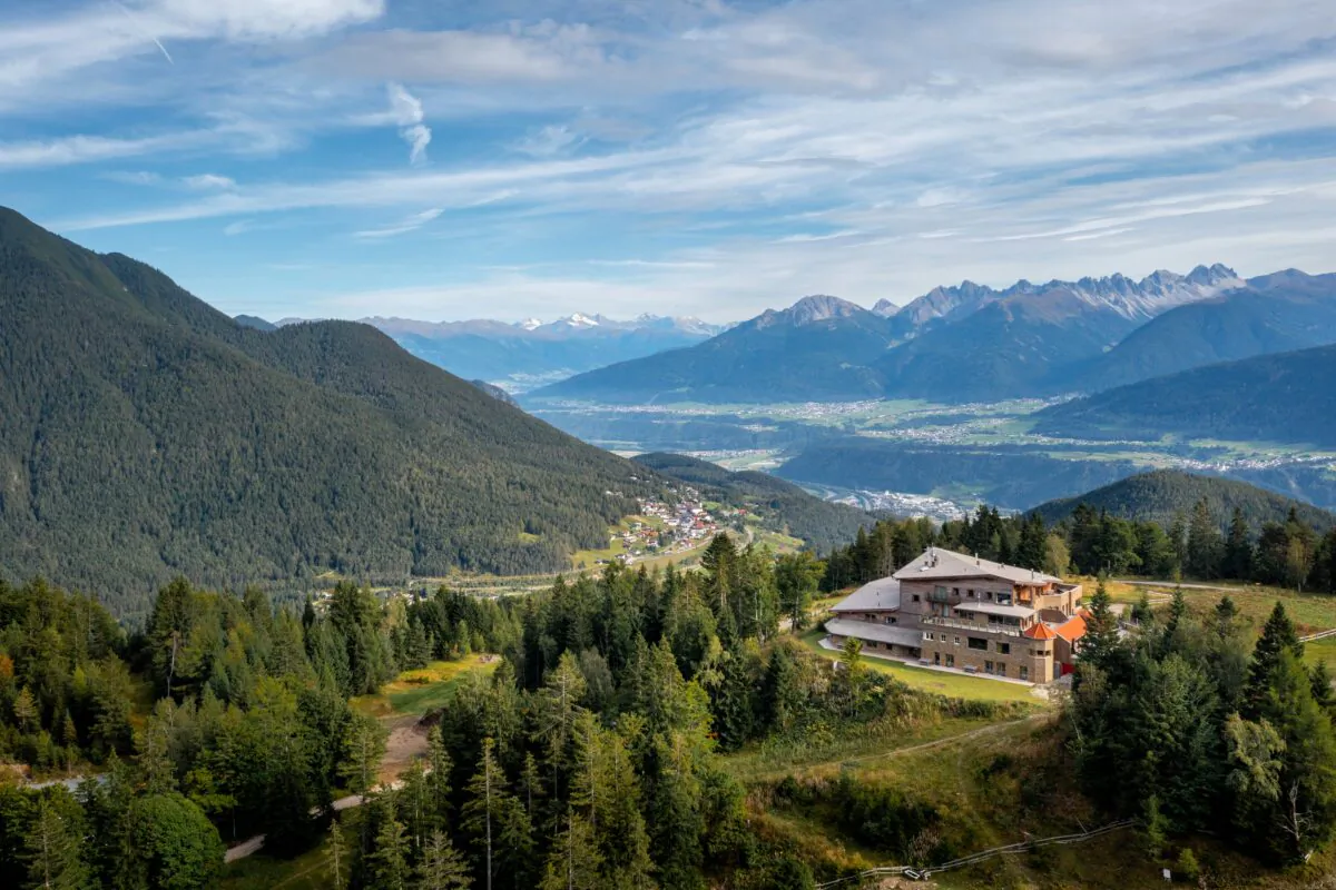 The property enjoys a very pleasant overlook of the quaint mountain village of Seefeld. (Courtesy of the property owners, Sotheby's Concierge Auctions)