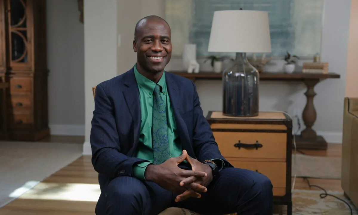 Florida Surgeon General Dr. Joseph Ladapo in Clearwater, Fla. on Oct. 15, 2022. (York Du/The Epoch Times)