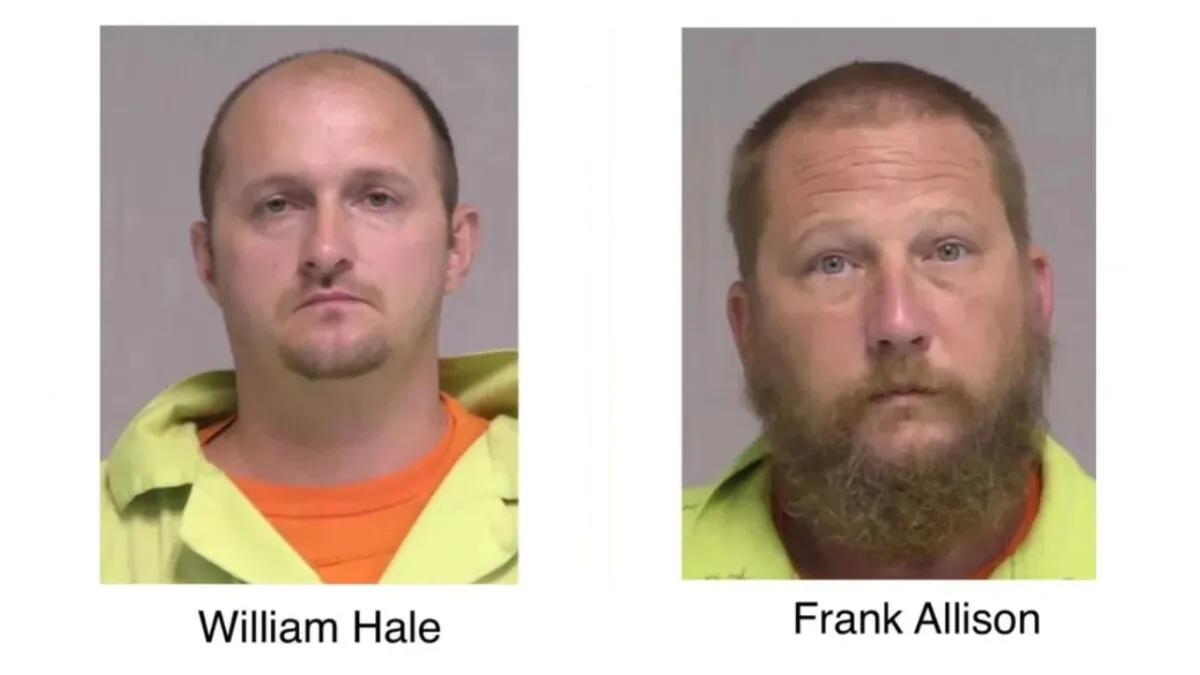 William Hale (L) and Frank Allison. (Nassau County Sheriff's Office)