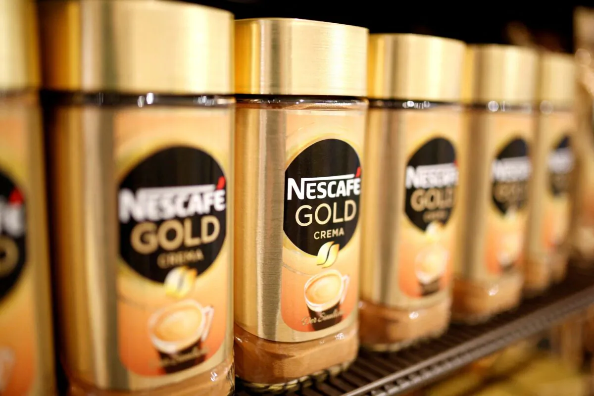 Jars of Nescafe Gold coffee by Nestlé in the supermarket of Nestlé headquarters in Vevey, Switzerland. (Pierre Albouy/Reuters)