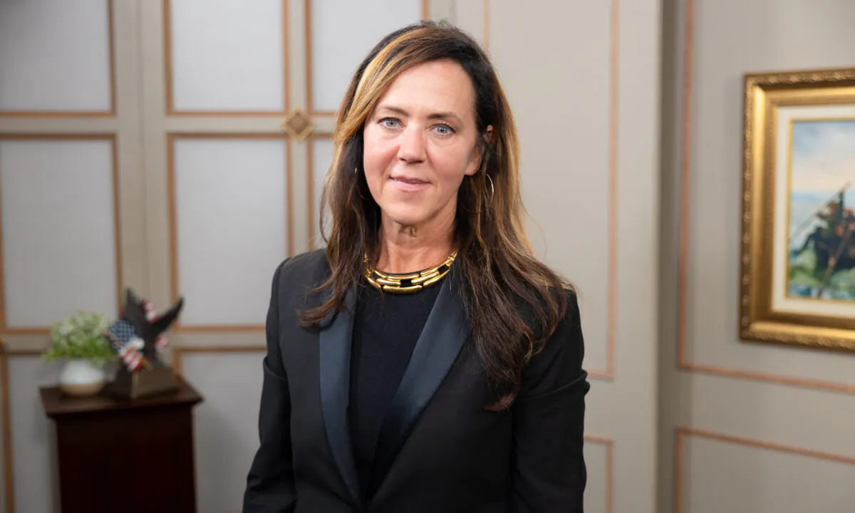 Drug safety advocate Kim Witczak in Washington on Oct. 6, 2022. (Tiffany Coutris/CPI Studios)