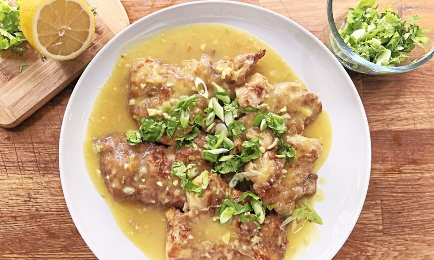 Double Lemon Chicken With Cheat’s Preserved Lemon