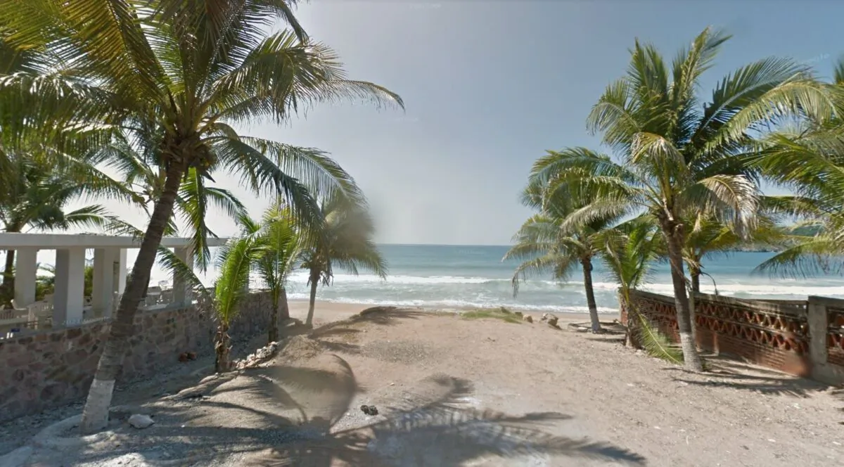 The Perula beach in Jalisco state, Mexico, in September 2014. (Google Maps/Screenshot via The Epoch Times)