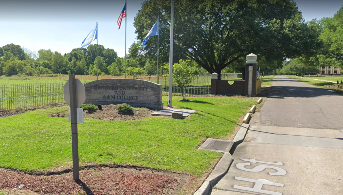 Southern University and A&M College, Harding Boulevard in Baton Rouge, La., in April 2019. (Google Maps/Screenshot via The Epoch Times)