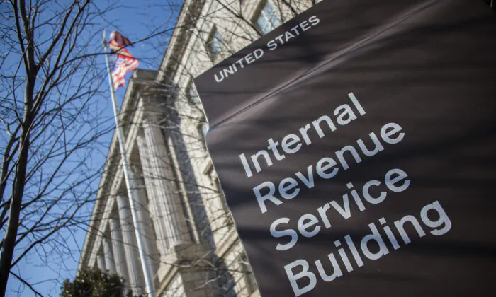 The Internal Revenue Service building in Washington, on Feb. 19, 2014. (Jim Watson/AFP via Getty Images)