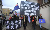 Hongkongers in Over 10 Cities in UK and Canada Protest Against the Attack at Chinese Consulate in Manchester