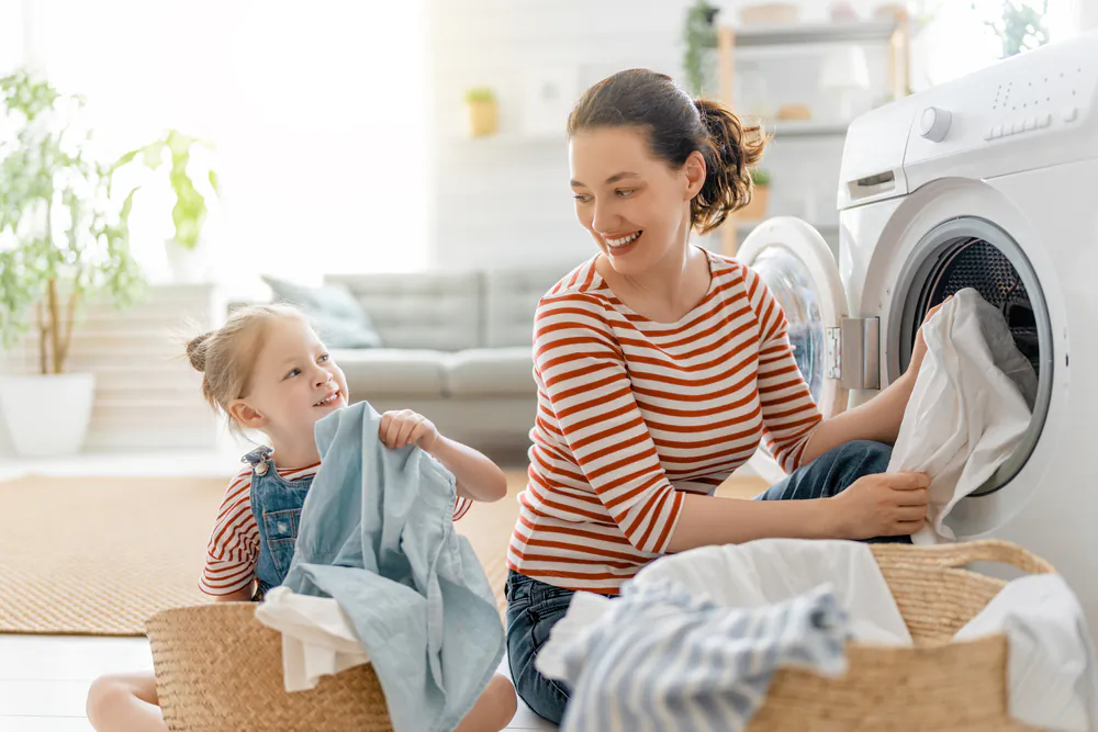 An updated laundry room makes for a more pleasant and efficient laundry experience.(Yuganov Konstantin/Shutterstock)