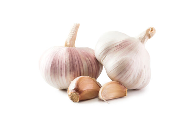 Garlic,Isolated,On,White,Background