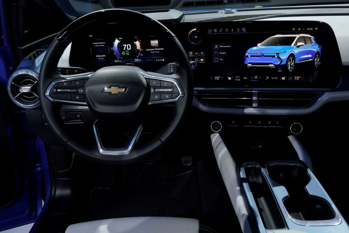 A 2024 Chevrolet Equinox EV 3LT in Warren, Mich., on Aug. 30, 2022. (Paul Sancya/AP Photo)