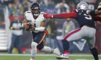 Fields, Bears Score 23 Straight Points, Beat Pats 33–14